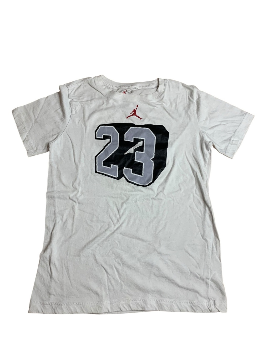 Jordan "23" Graphic T-Shirt - White Size 12-13 Yrs (Large)